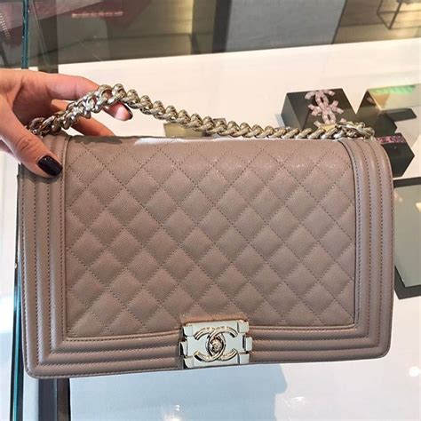 chanel quilted boy bag look alike